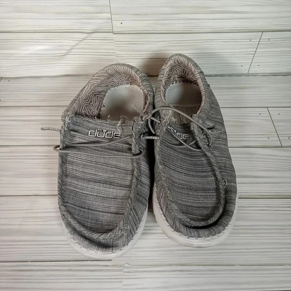 Hey dude wally youth 3 boys slip on shoes gray - Picture 2 of 7